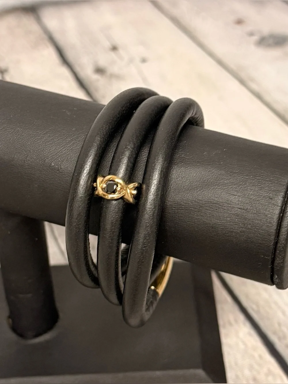 Endless Leather Triple Wrap Bracelet